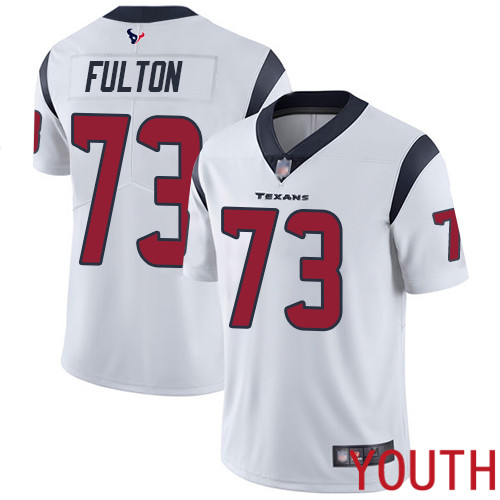 Houston Texans Limited White Youth Zach Fulton Road Jersey NFL Football #73 Vapor Untouchable